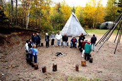 rencontre avec amerindien