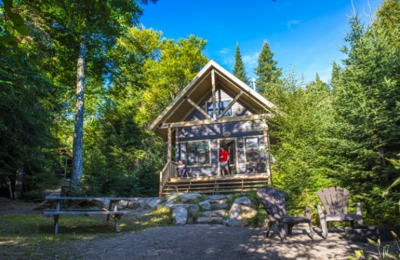 Cabins In Mont Tremblant National Park Quebec Canada