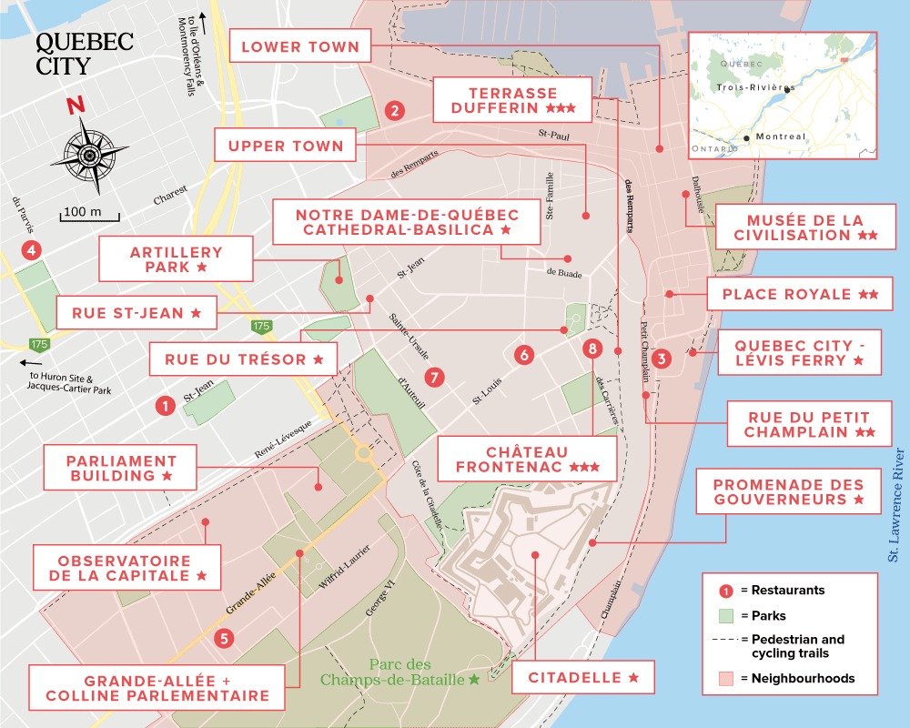 quebec tourism maps